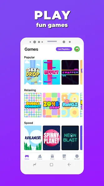 Playbite - Play &amp; Win Prizes [MOD: больше игр и ценных призов] Screenshot 3