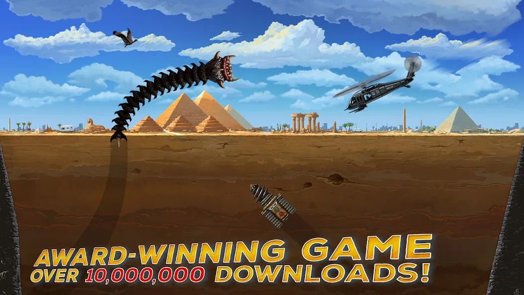 Death Worm™ [MOD: безлимитные деньги и жизни] Screenshot 1