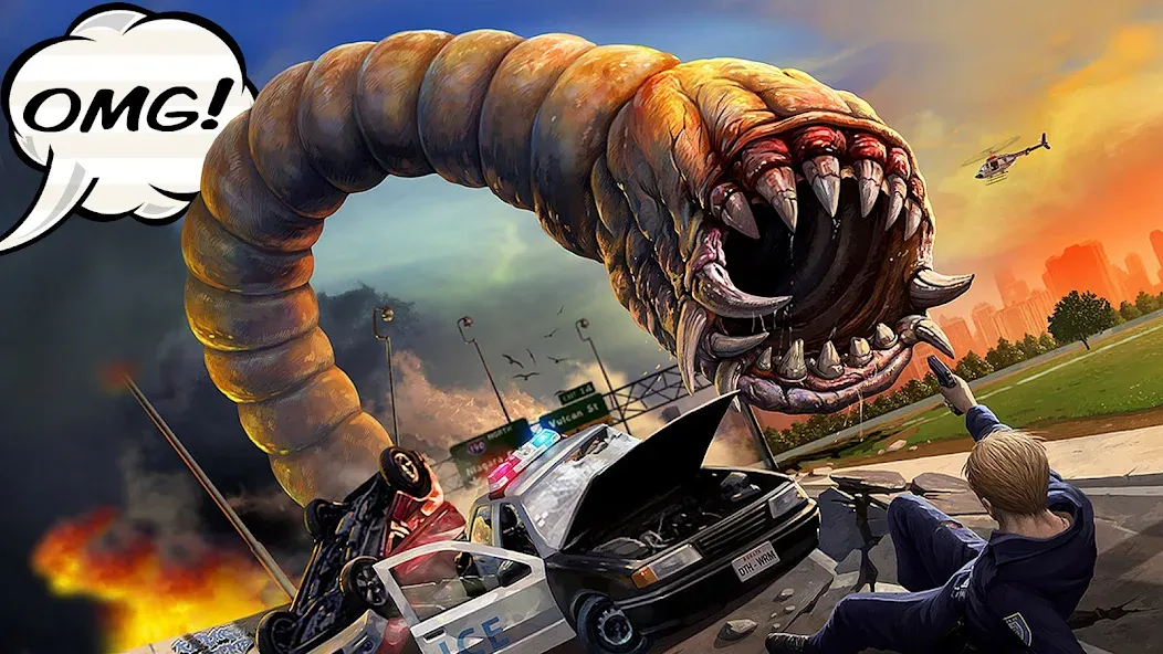 Death Worm™ [MOD: безлимитные деньги и жизни] Screenshot 5