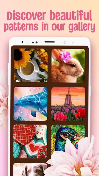 Cross-Stitch: Coloring Book [MOD: без рекламы и все узоры открыты] Screenshot 4