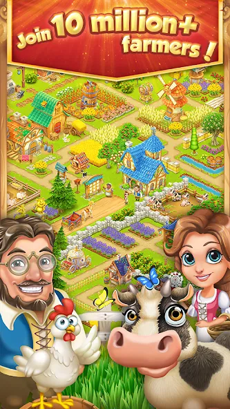 Village and Farm [MOD: безлимитные деньги и ресурсы] Screenshot 1