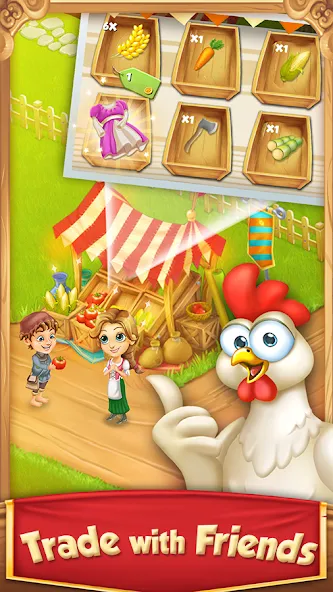 Village and Farm [MOD: безлимитные деньги и ресурсы] Screenshot 5