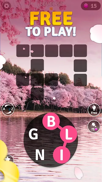 Word Breeze - Earn Bitcoin [MOD: зарабатывай биткоины без ограничений] Screenshot 3