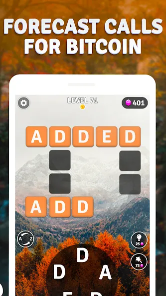 Word Breeze - Earn Bitcoin [MOD: зарабатывай биткоины без ограничений] Screenshot 4