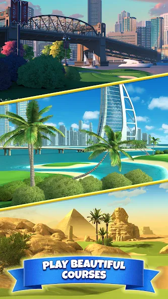 Golf Clash [MOD: безлимитные мячи и бустеры] Screenshot 2
