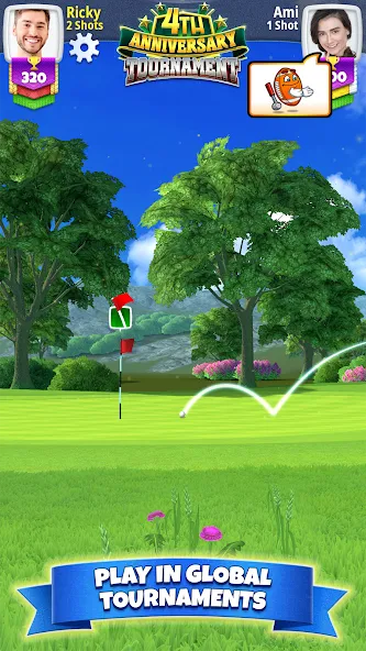 Golf Clash [MOD: безлимитные мячи и бустеры] Screenshot 4