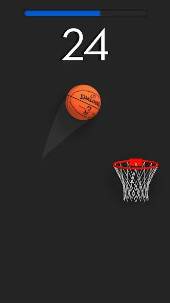 Dunk Stroke-3D Basketball [MOD: безлимитные деньги и все мячи] Screenshot 1