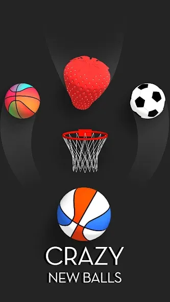 Dunk Stroke-3D Basketball [MOD: безлимитные деньги и все мячи] Screenshot 3