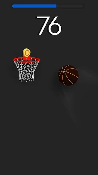 Dunk Stroke-3D Basketball [MOD: безлимитные деньги и все мячи] Screenshot 4
