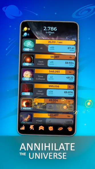 Annihilation - Space Tycoon [MOD: безлимитные деньги и ресурсы] Screenshot 1