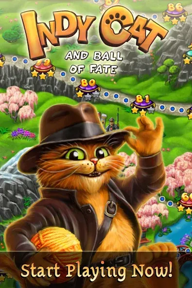 Indy Cat: Match 3 Adventure [MOD: безлимитные жизни и усиленные бустеры] Screenshot 5