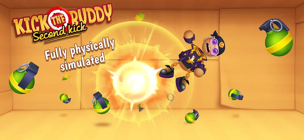 Kick the Buddy: Second Kick [MOD: безлимитные деньги и оружие] Screenshot 1