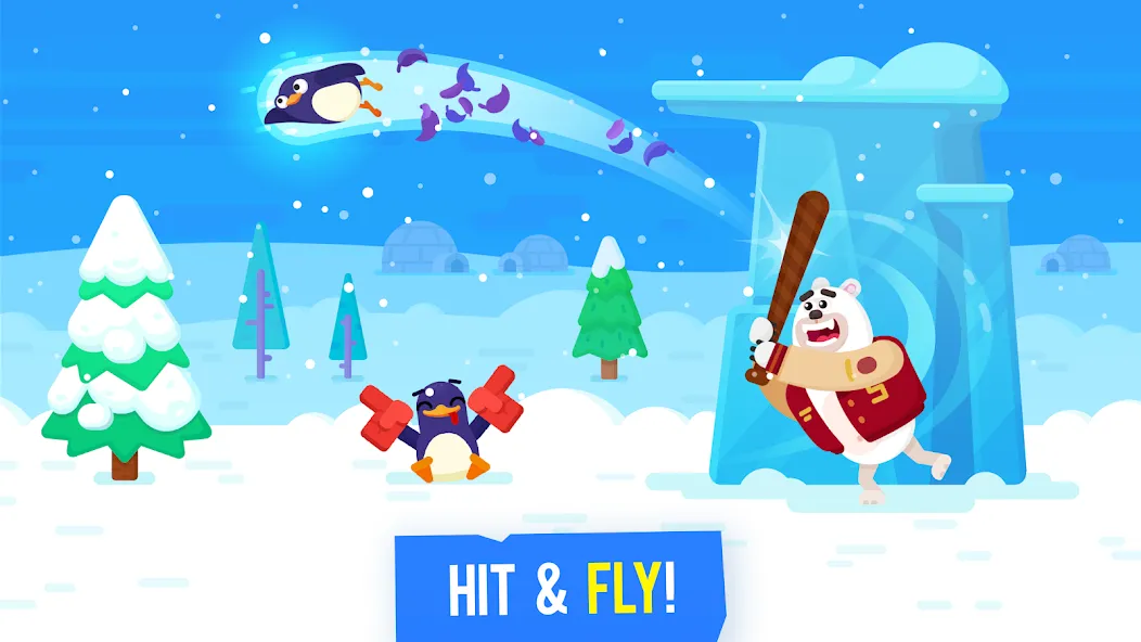 Bouncemasters: Penguin Games [MOD: безлимитные монеты и усиленный прыжок] Screenshot 1