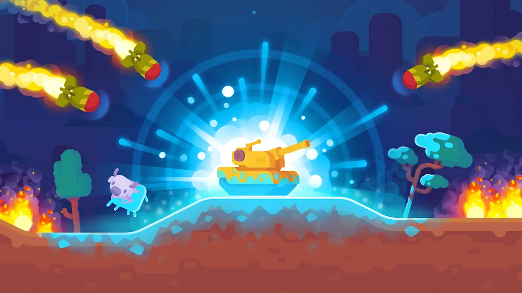 Tank Stars [MOD: много денег и всё разблокировано] Screenshot 3