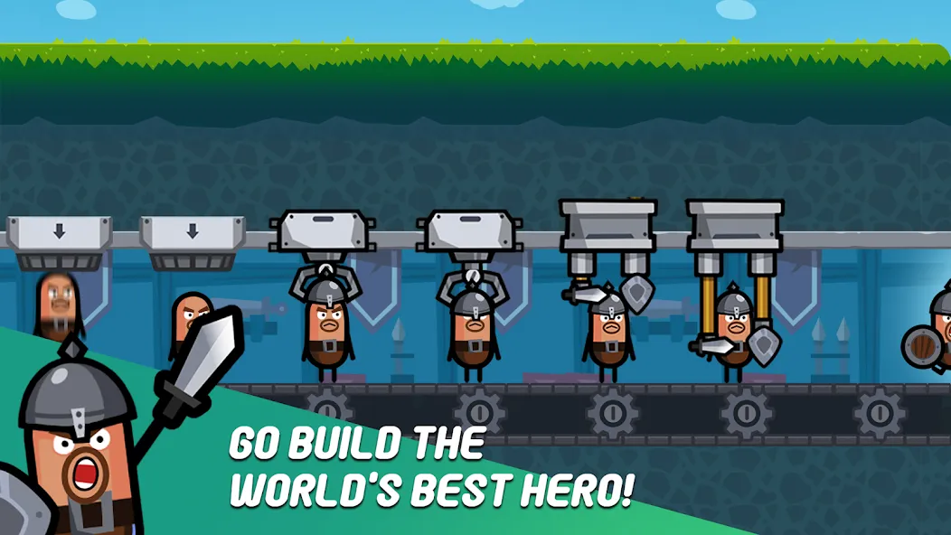 Hero Factory - Idle tycoon [MOD: много денег и все герои] Screenshot 1