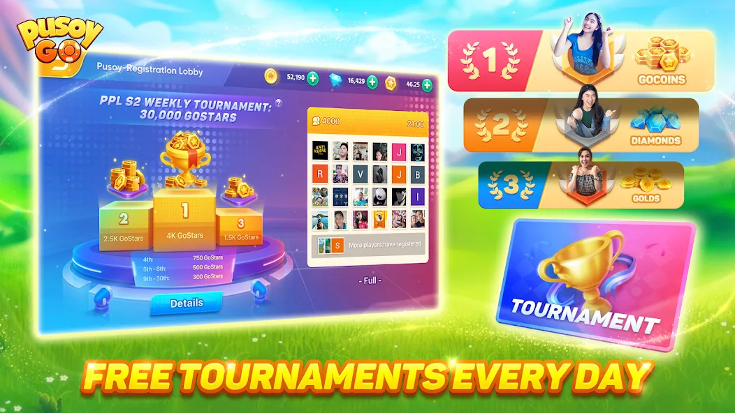 Pusoy Go-Competitive 13 Cards [MOD: безлимитные монеты и алмазы] Screenshot 3