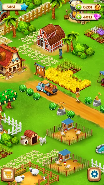 Country Valley Farming Game [MOD: безлимитные монеты и ресурсов] Screenshot 3