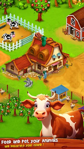 Country Valley Farming Game [MOD: безлимитные монеты и ресурсов] Screenshot 4