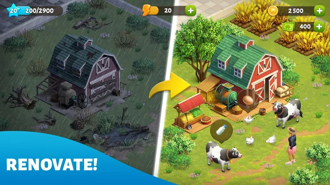 Spring Valley: Farm Game [MOD: безлимитные деньги и ресурсы] Screenshot 2