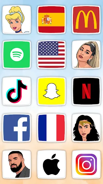 QuizMania: Picture Trivia Game [MOD: безлимитные подсказки и открыты все категории] Screenshot 1