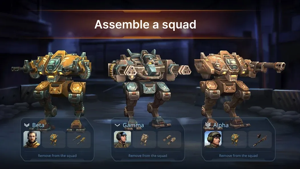 Concern: Mech Armored Front [MOD: безлимитные ресурсы и мощная броня] Screenshot 1