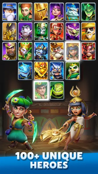 Puzzle Breakers: Champions War [MOD: безлимитные деньги и усиленные герои] Screenshot 2