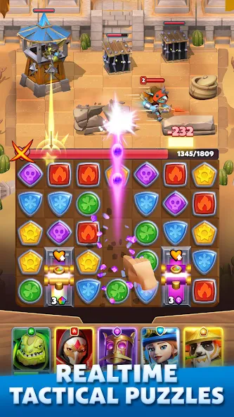 Puzzle Breakers: Champions War [MOD: безлимитные деньги и усиленные герои] Screenshot 4