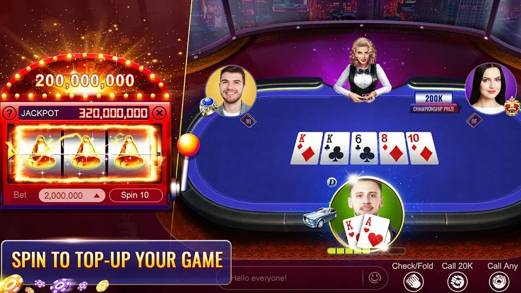 RallyAces Poker [MOD: безлимитные фишки и открытые столы] Screenshot 3