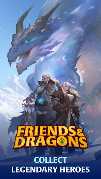 Friends &amp; Dragons - Puzzle RPG [MOD: безлимитные ресурсы и энергия] Screenshot 1