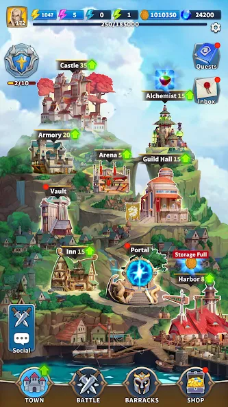 Friends &amp; Dragons - Puzzle RPG [MOD: безлимитные ресурсы и энергия] Screenshot 3