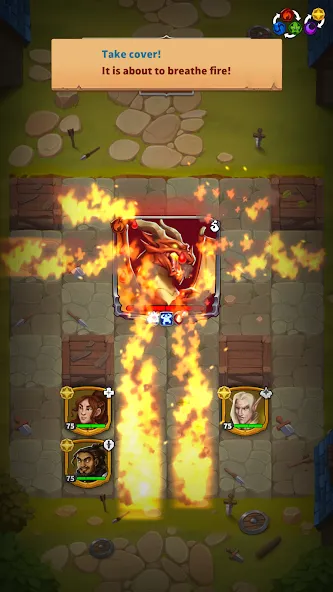 Friends &amp; Dragons - Puzzle RPG [MOD: безлимитные ресурсы и энергия] Screenshot 4