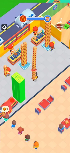 My Burger Shop: Burger Games [MOD: безлимитные деньги и все уровни] Screenshot 3