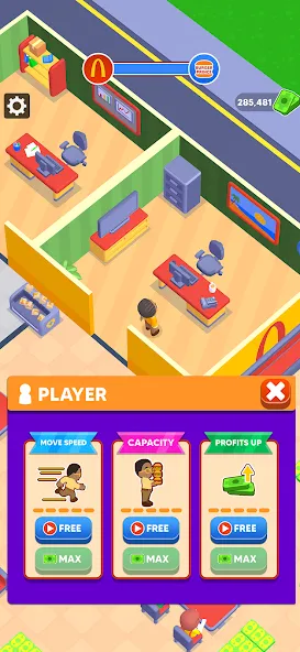 My Burger Shop: Burger Games [MOD: безлимитные деньги и все уровни] Screenshot 4