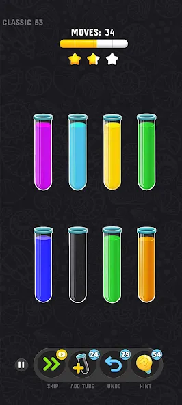 Color Water Sort Puzzle Games [MOD: без рекламы и все уровни открыты] Screenshot 2