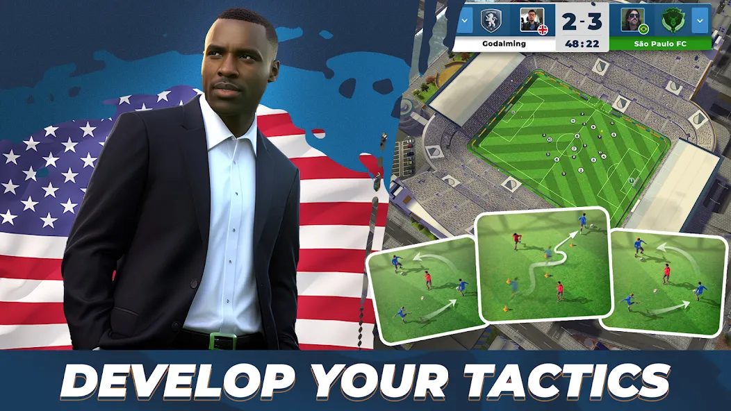 Soccer - Matchday Manager 24 [MOD: безлимитные деньги и ресурсы] Screenshot 2