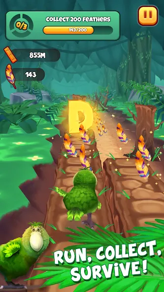 Kakapo Run: Animal Rescue Game [MOD: безлимитные монеты и жизни] Screenshot 1