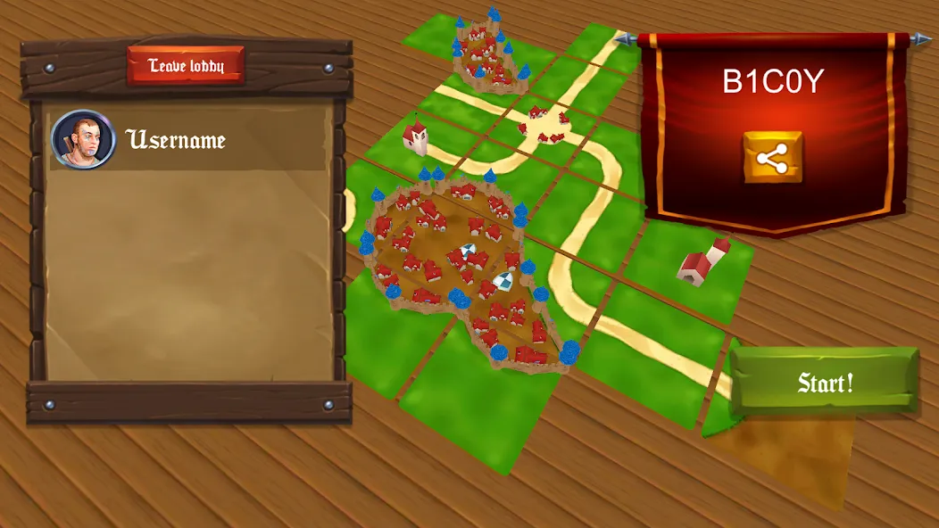 War of Carcassonne board Games [MOD: безлимитные ресурсы и открытые уровни] Screenshot 3