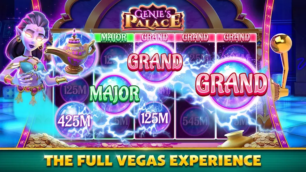 myVEGAS Slots: Casino Slots [MOD: бесконечные монеты и бесплатные вращения] Screenshot 1