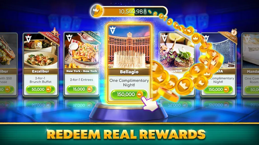 myVEGAS Slots: Casino Slots [MOD: бесконечные монеты и бесплатные вращения] Screenshot 2