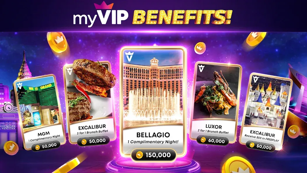 POP! Slots™ Vegas Casino Games [MOD: безлимитные монеты и бонусы] Screenshot 2