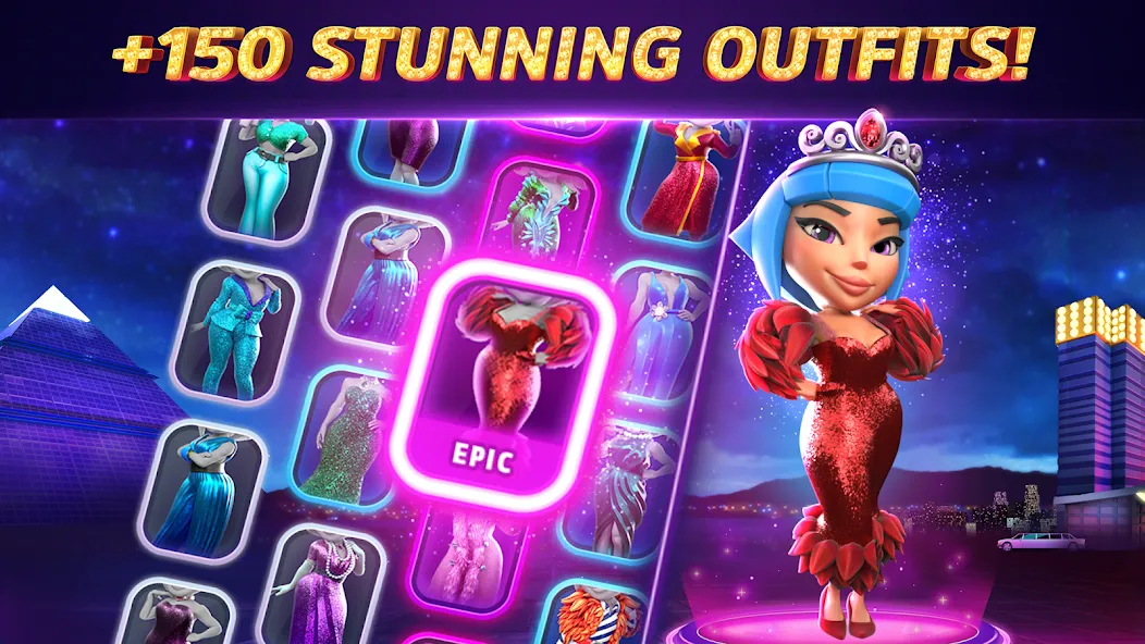 POP! Slots™ Vegas Casino Games [MOD: безлимитные монеты и бонусы] Screenshot 5