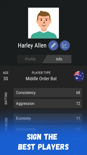 Wicket Cricket Manager [MOD: безлимитные деньги и премиум функции] Screenshot 2