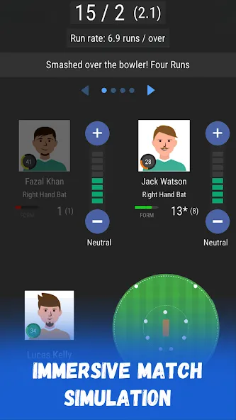 Wicket Cricket Manager [MOD: безлимитные деньги и премиум функции] Screenshot 4