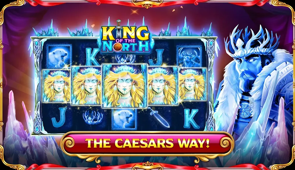 Caesars Slots: Casino Games [MOD: безлимитные монеты и бесплатные вращения] Screenshot 3