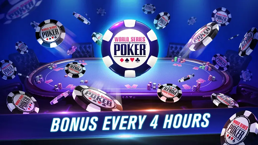 WSOP Poker: Texas Holdem Game [MOD: безлимитные фишки и открыты все столы] Screenshot 2