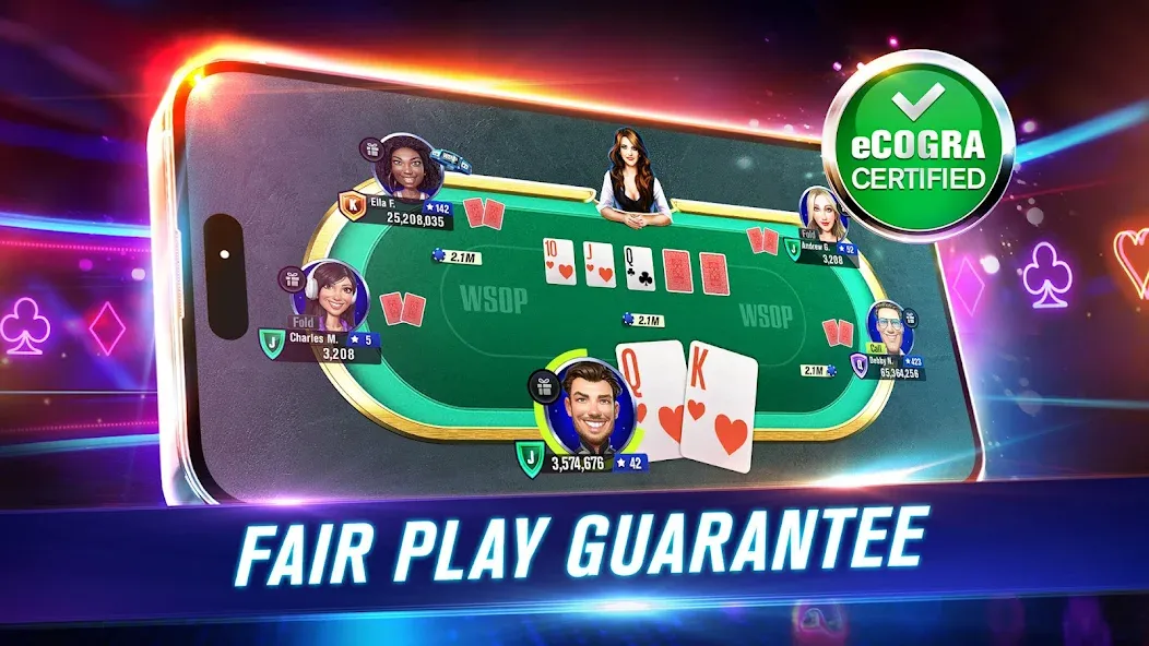 WSOP Poker: Texas Holdem Game [MOD: безлимитные фишки и открыты все столы] Screenshot 3