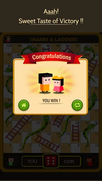 Snakes &amp; Ladders: Online Dice! [MOD: безлимитные монеты и все уровни] Screenshot 5