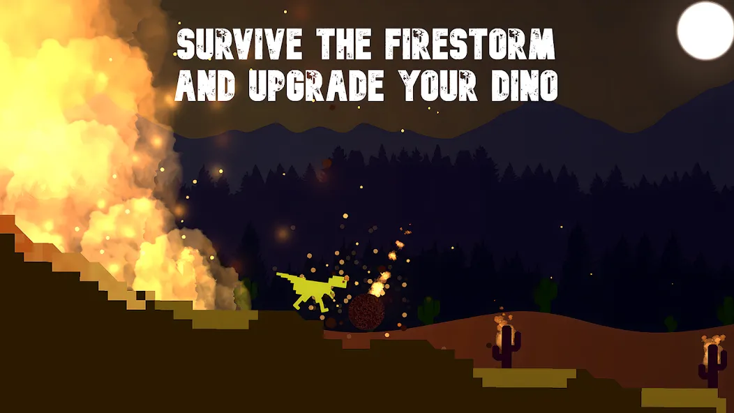 Dino Run Survival [MOD: безлимитные ресурсы и режим выживания] Screenshot 5