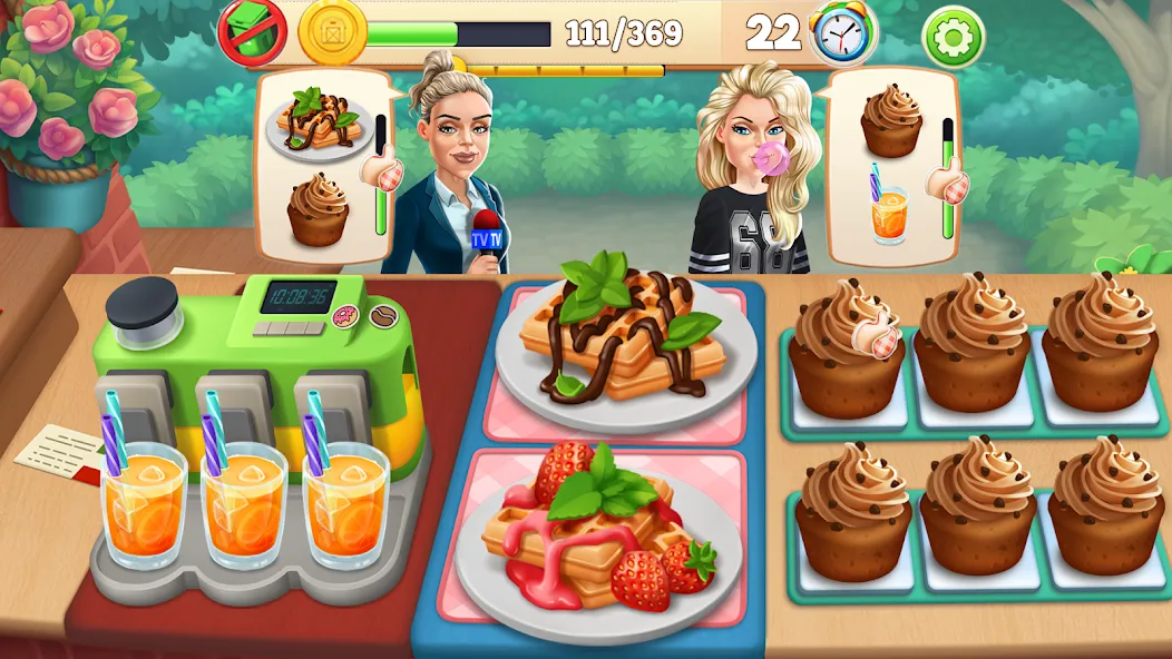 Cooking Market-Restaurant Game [MOD: безлимитные деньги и все рестораны открыты] Screenshot 4