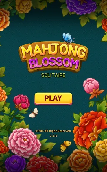 Mahjong Blossom Solitaire [MOD: без рекламы и бесконечные подсказки] Screenshot 1